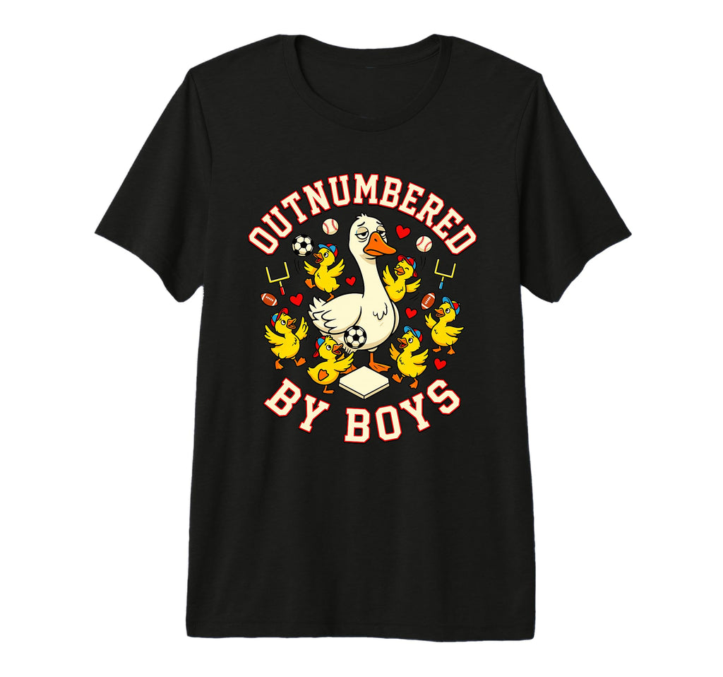 Outnumbered Ducklings Football Soccer T-Shirt - Fun Novelty Design Unisex