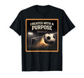 Christian Soccer Created Purpose T-Shirt - Trendy Graphic Men Women