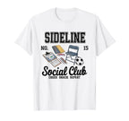 Sideline Social Club Soccer Mom Game T-Shirt - Fun Novelty Design Unisex