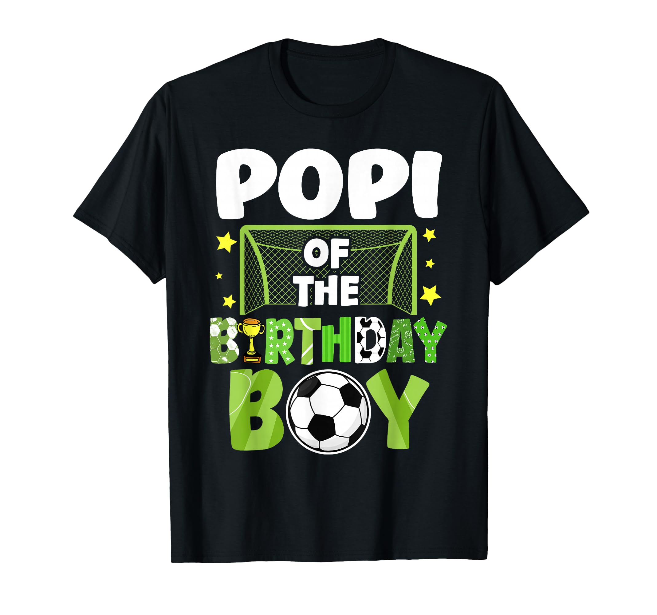 Soccer Popi Birthday Party Family T-Shirt - Fun Novelty Design Men Women