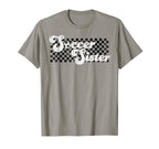 Soccer Sister Soccer Family Checkered T-Shirt - Casual Everyday Wear Unisex
