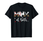 Mom Both Baseball Soccer Heart T-Shirt - Casual Everyday Wear Men Women