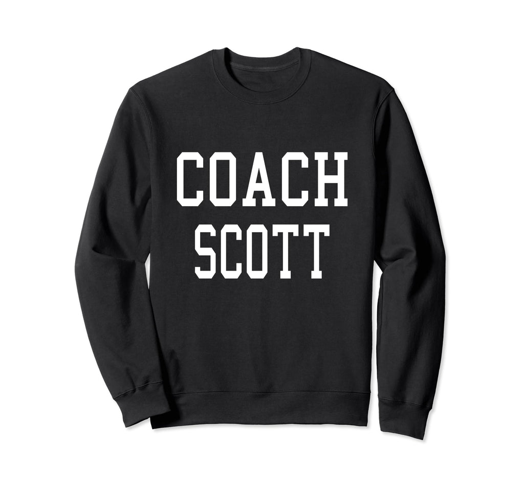 Coach Scott Custom Football Soccer Sweatshirt - Custom Art Print Unisex