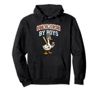 Outnumbered Funny Mom Goose Soccer Hoodie - Custom Art Print Unisex
