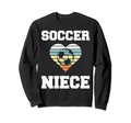 Soccer Niece Family Matching Sweatshirt - Fun Novelty Design Men Women