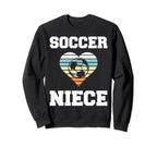 Soccer Niece Family Matching Sweatshirt - Fun Novelty Design Men Women