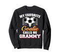 My Favorite Goalie Calls Me Sweatshirt - Fun Novelty Design Men Women