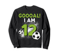 12Th Birthday Soccer Theme 12Year Sweatshirt - Trendy Graphic for Adults