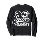 Soccer Gammy Heart Love Soccer Sweatshirt - Casual Everyday Wear Unisex