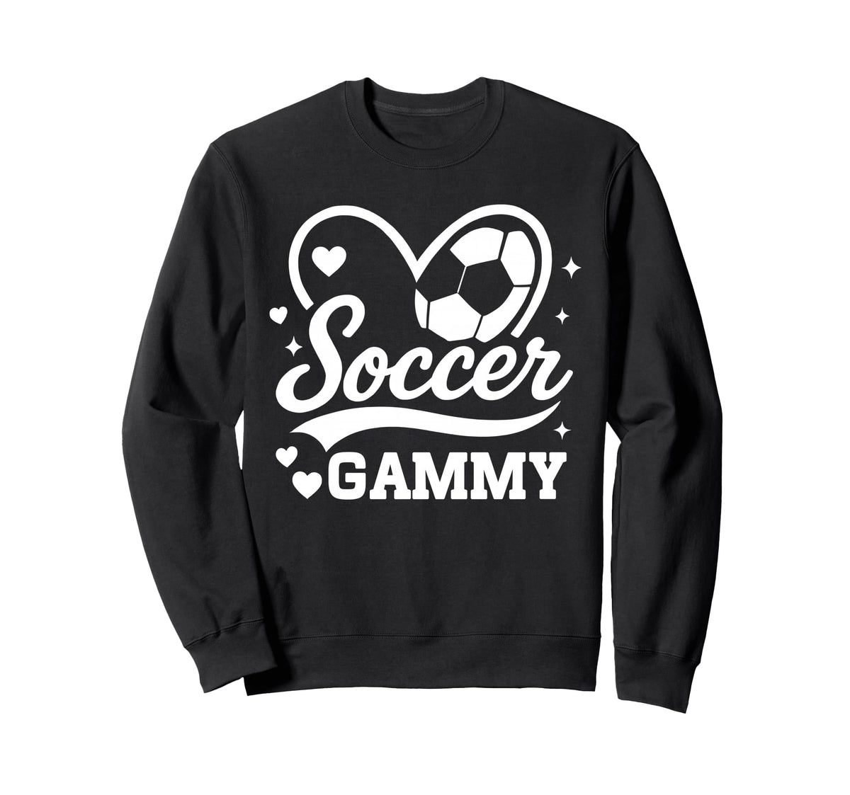 Soccer Gammy Heart Love Soccer Sweatshirt - Casual Everyday Wear Unisex