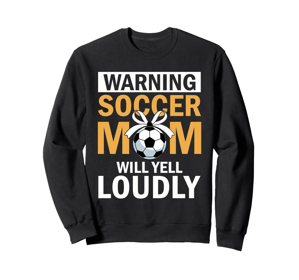 Soccer Mom Mommy Sweatshirt - Unique Graphic Men Women