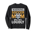 Soccer Mom Mommy Sweatshirt - Unique Graphic Men Women