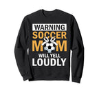 Soccer Mom Mommy Sweatshirt - Unique Graphic Men Women