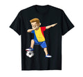 Dabbing Soccer Romania Jersey T-Shirt - Aesthetic Graphic Men Women