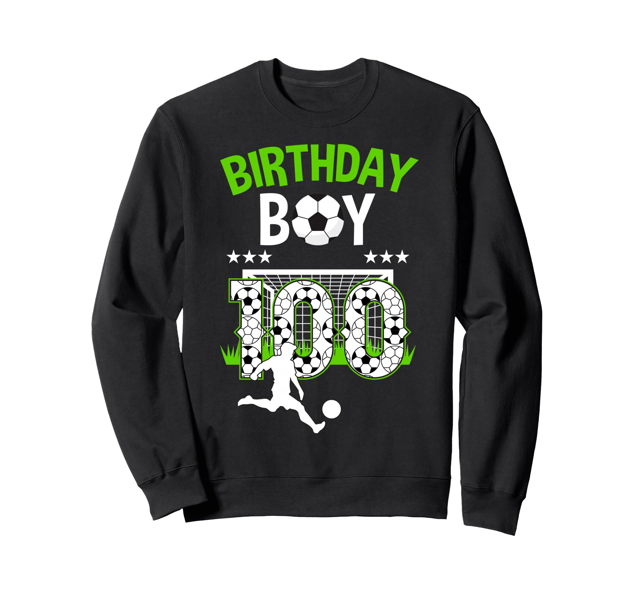 Birthday Soccer 100 Year Old Who Sweatshirt - Aesthetic Graphic Men Women