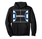 I Love Handball Player Sports Hoodie - Novelty Apparel Men Women