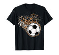 Soccer Nana Leopard Mothers Day T-Shirt - Fun Novelty Design for Adults