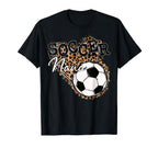 Soccer Nana Leopard Mothers Day T-Shirt - Fun Novelty Design for Adults