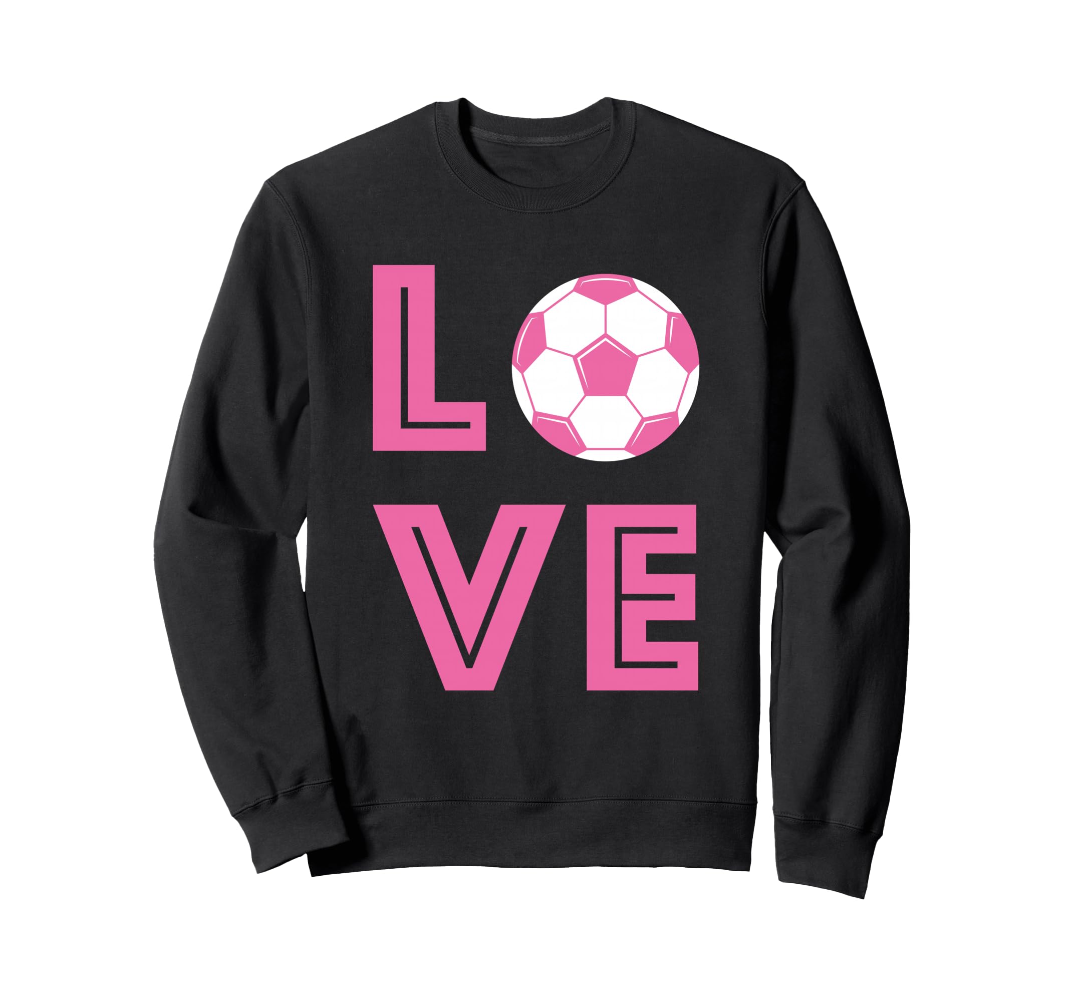 Soccer Heart Love Heartbeat Outfit Sweatshirt - Trendy Graphic for Adults