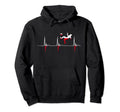 Poland Heartbeat Ekg Pulse Polish Hoodie - Fun Novelty Design Men Women