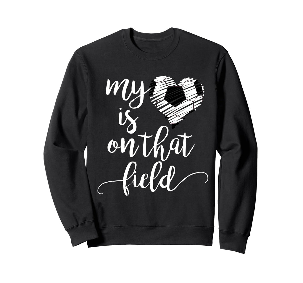 Soccer Teens My Heart Is That Sweatshirt - Custom Art Print for Adults