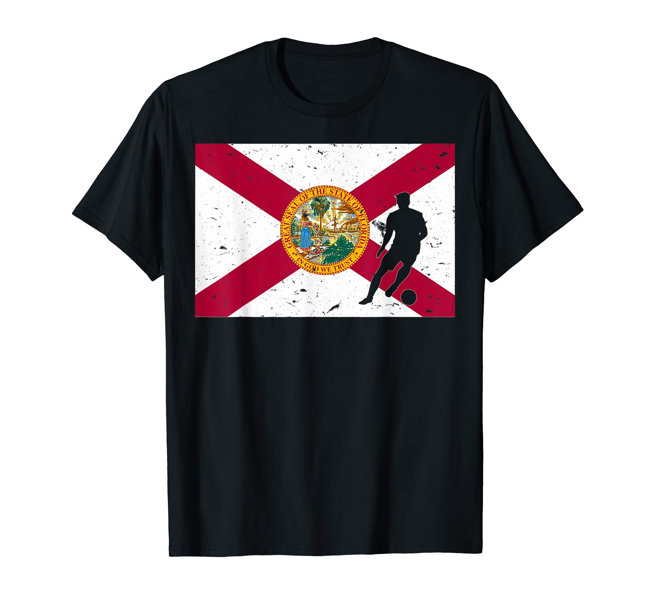 Soccer Sports Soccer Player Florida T-Shirt - Custom Art Print Men Women