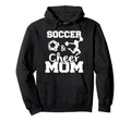 Soccer And Cheer Mom Funny Soccer Hoodie - Minimalist Print Men Women