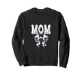 Coquette Soccer Bow Mom Sister Sweatshirt - Minimalist Print for Adults
