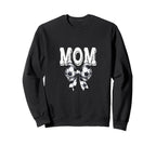 Coquette Soccer Bow Mom Sister Sweatshirt - Minimalist Print for Adults