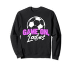 Soccer Team Outfit Players Fans Sweatshirt - Unique Graphic for Adults