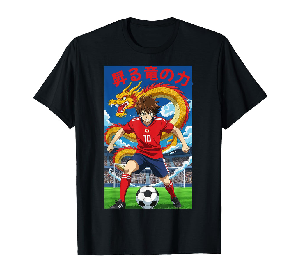 Anime Soccer Football Forward Hero Power T-Shirt - Novelty Apparel Unisex