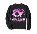 I Know I Play Like Funny Soccer Sweatshirt - Trendy Graphic for Adults