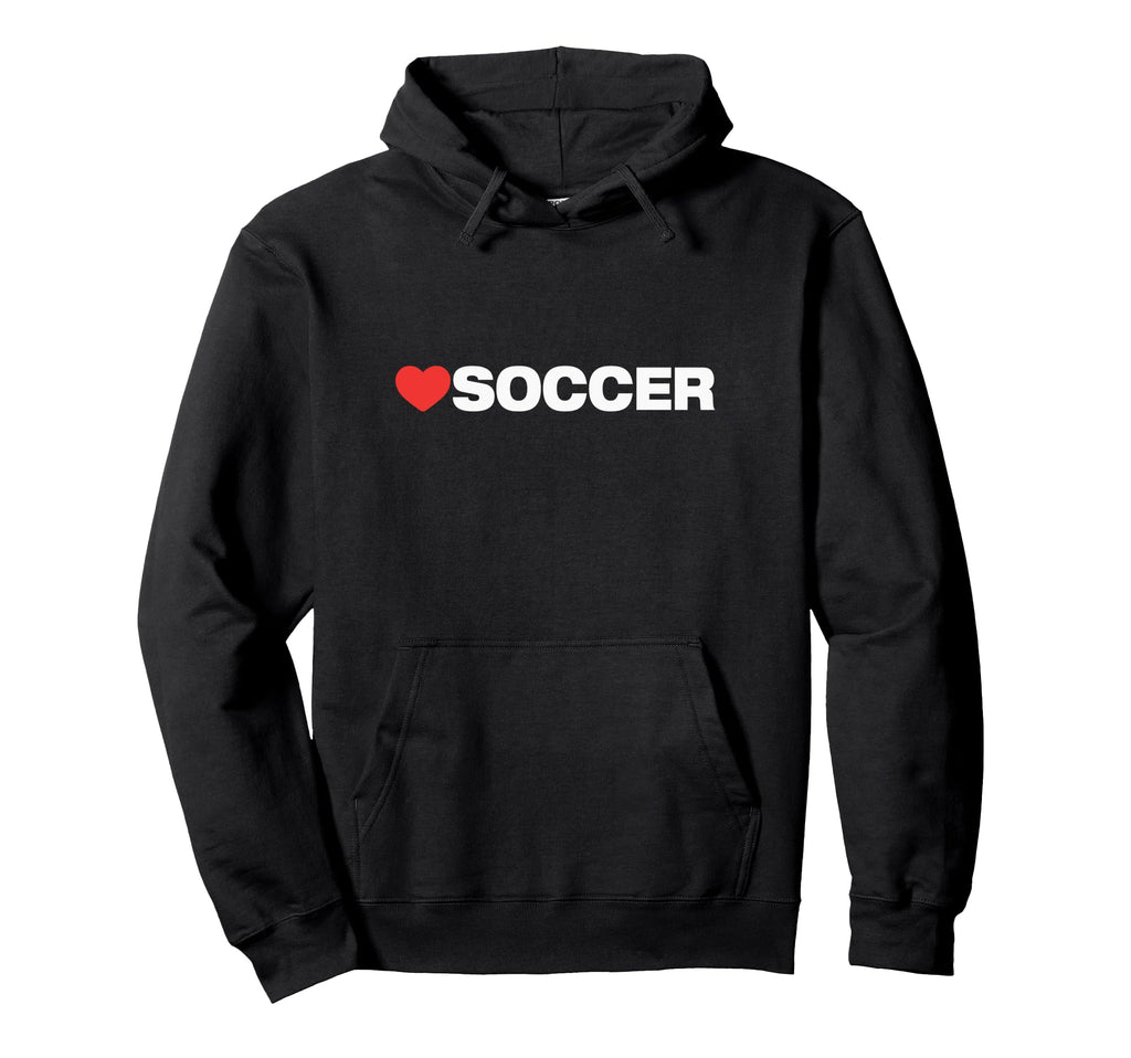 Love Soccer Minimalist Aesthetic Like Hoodie - Aesthetic Graphic Unisex