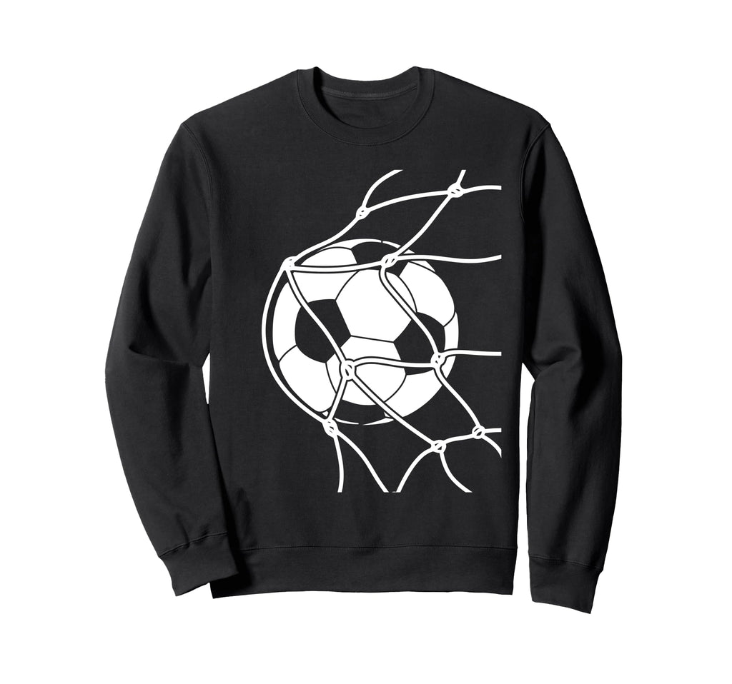 Soccer Ball Goal Funny Player Sports Sweatshirt - Unique Graphic Men Women