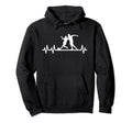 Soccer Pulse Heartbeat Heart Rate Soccer Hoodie - Trendy Graphic Men Women