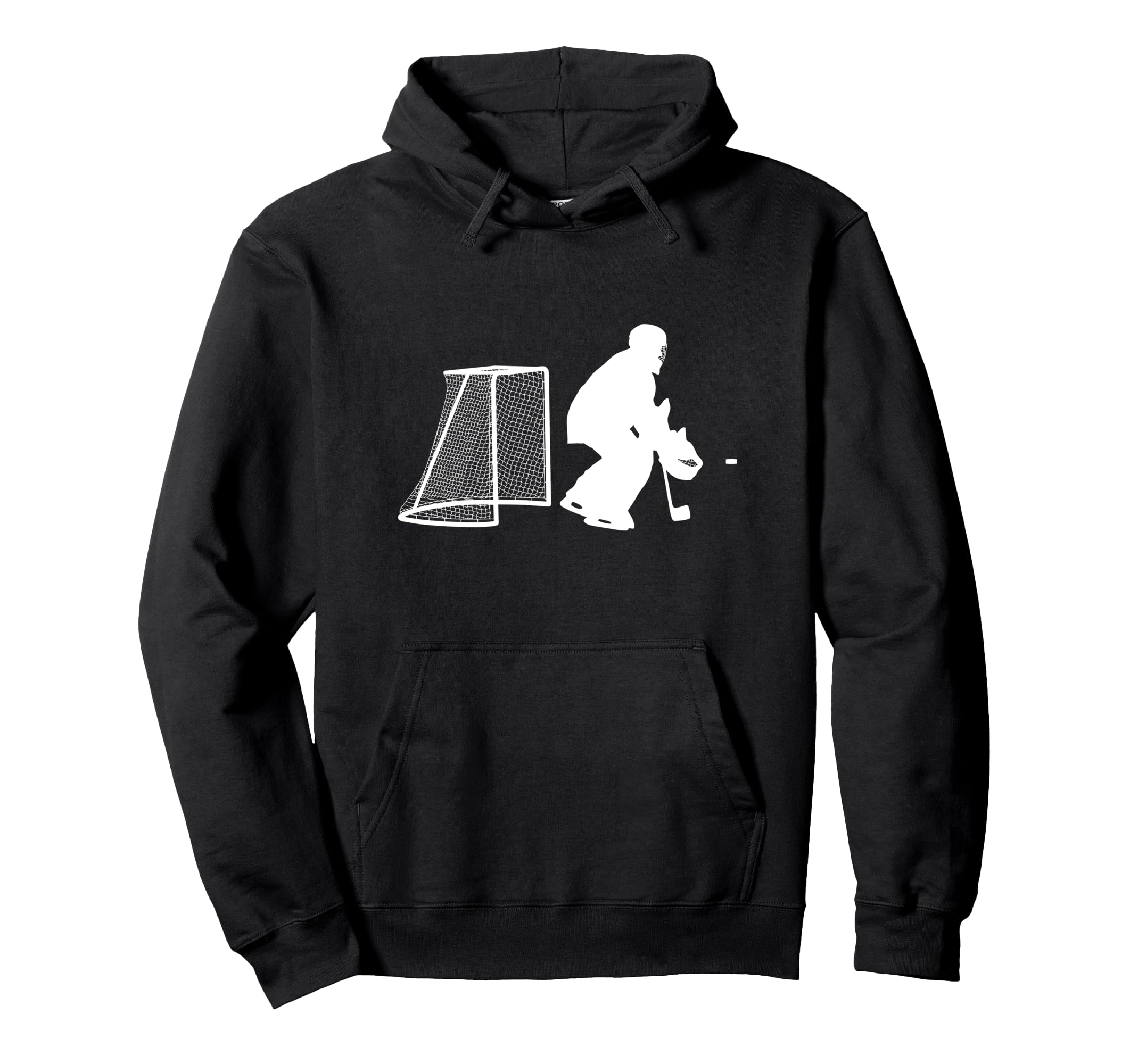 Ice Hockey Player Goalkeeper Ice Hoodie - Aesthetic Graphic for Adults