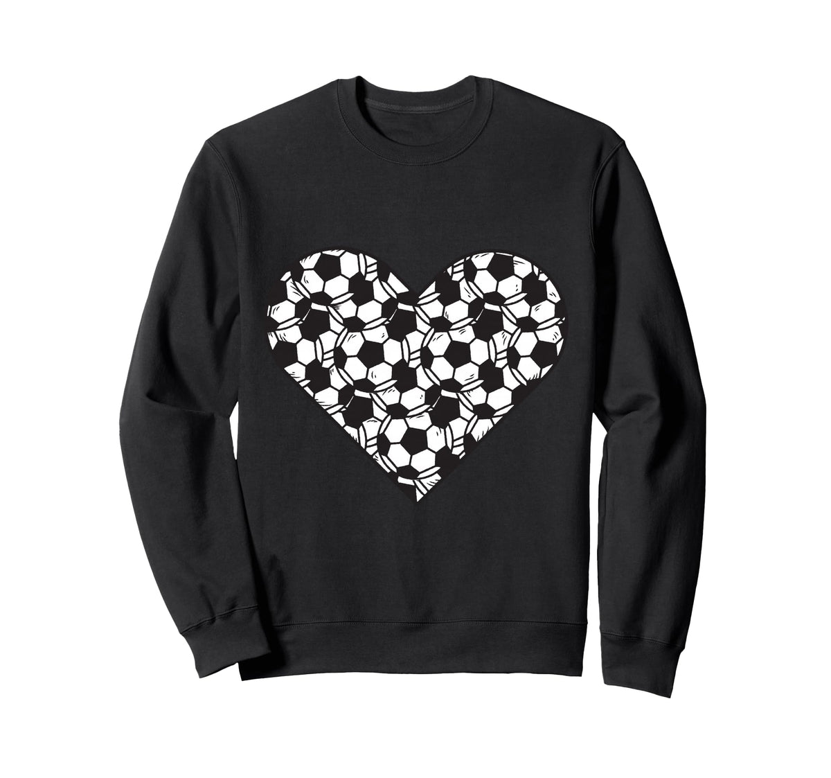 Soccer Play Heart Funny Valentines Sweatshirt - Trendy Graphic Men Women