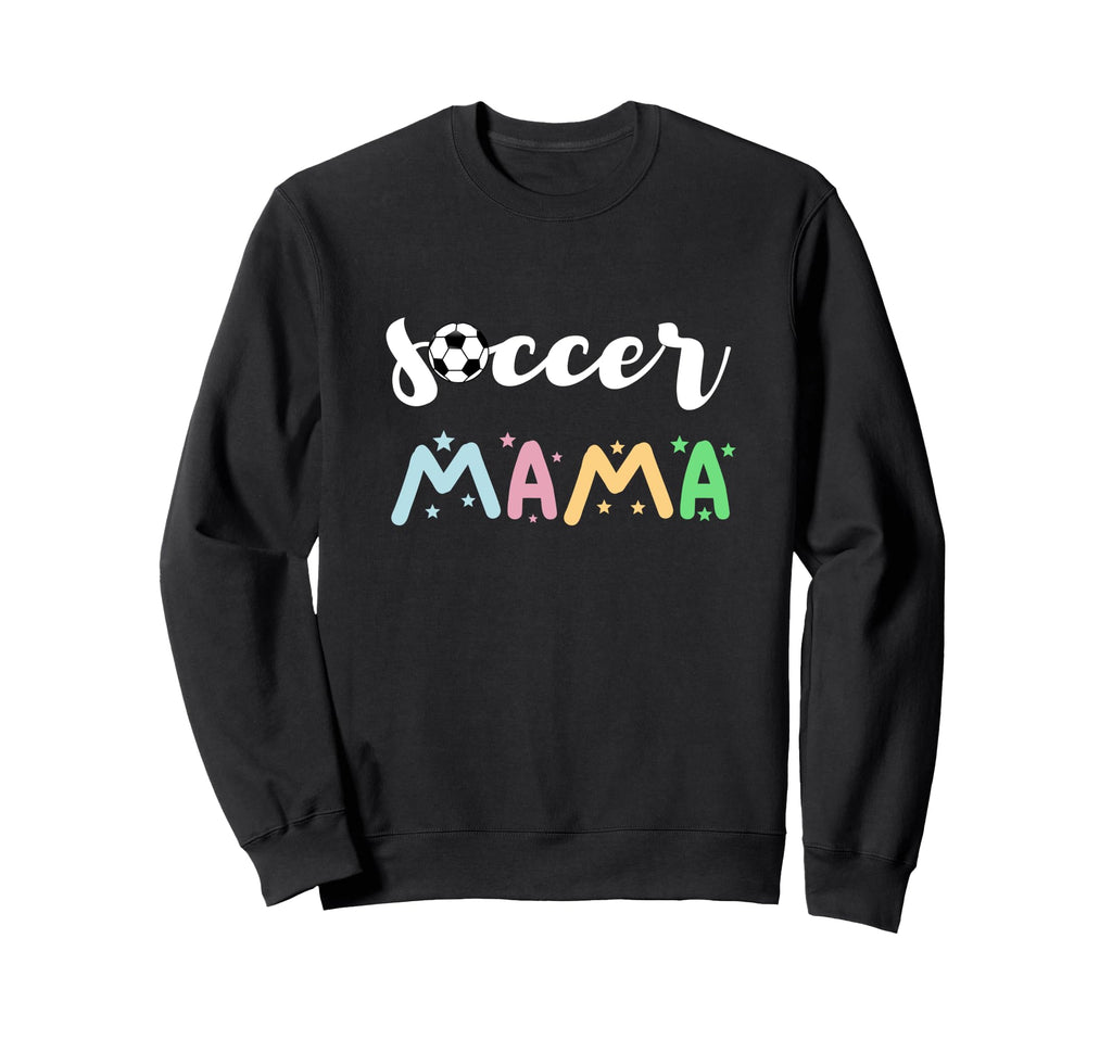 Soccer Mama Team Coach Player Soccer Sweatshirt - Unique Graphic Unisex