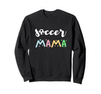 Soccer Mama Team Coach Player Soccer Sweatshirt - Unique Graphic Unisex