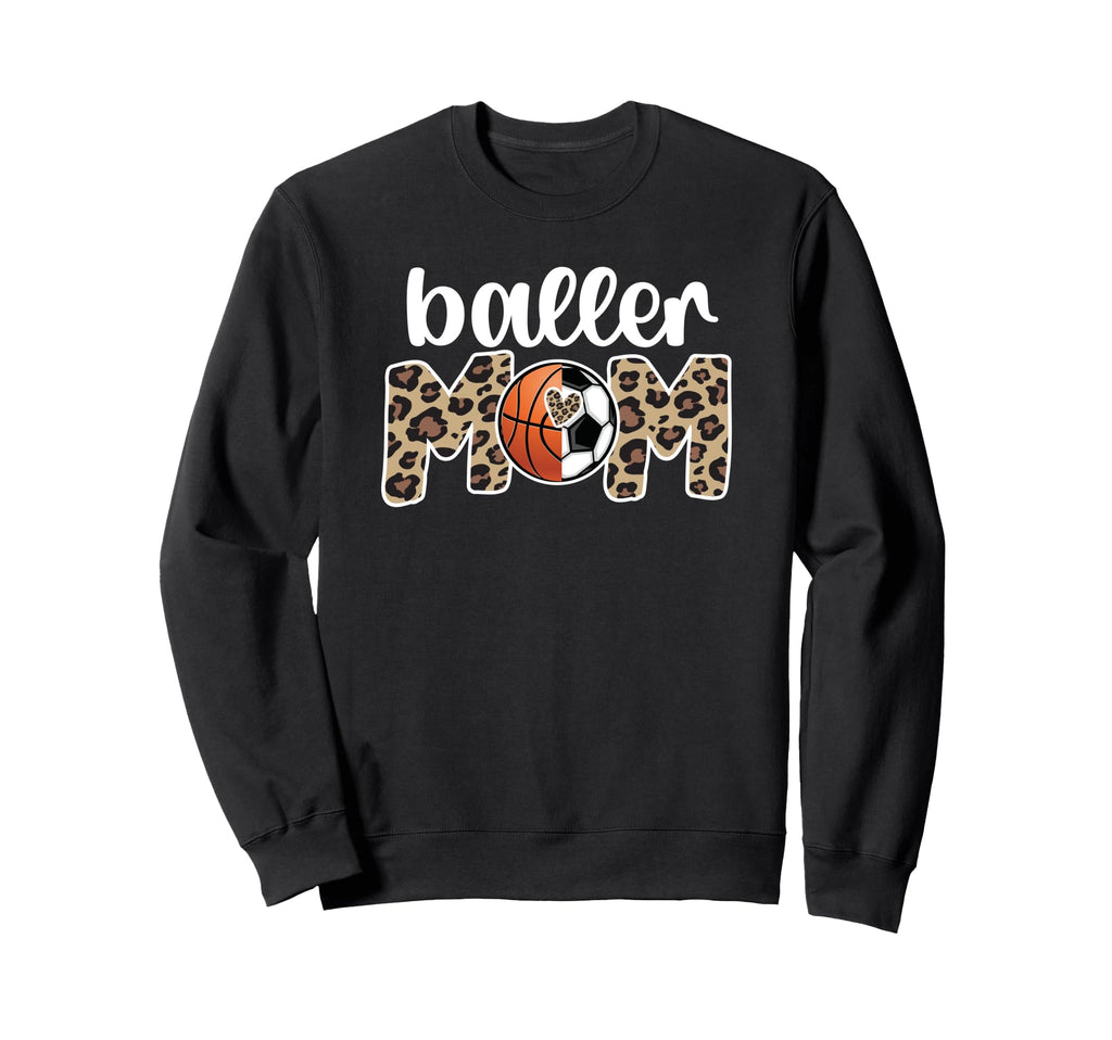 Baller Mom Proud Basketball Sweatshirt - Casual Everyday Wear Unisex
