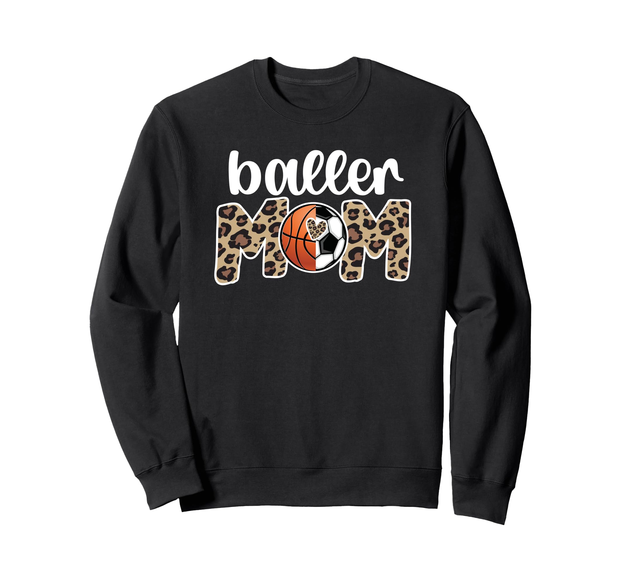 Baller Mom Proud Basketball Sweatshirt - Casual Everyday Wear Unisex