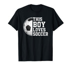 Soccer This Loves Soccer Player T-Shirt - Graphic Print Men Women