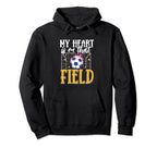My Heart Is That Field Soccer Hoodie - Casual Everyday Wear Unisex