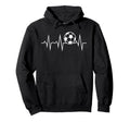Soccer Heartbeat Hoodie - Novelty Apparel Men Women