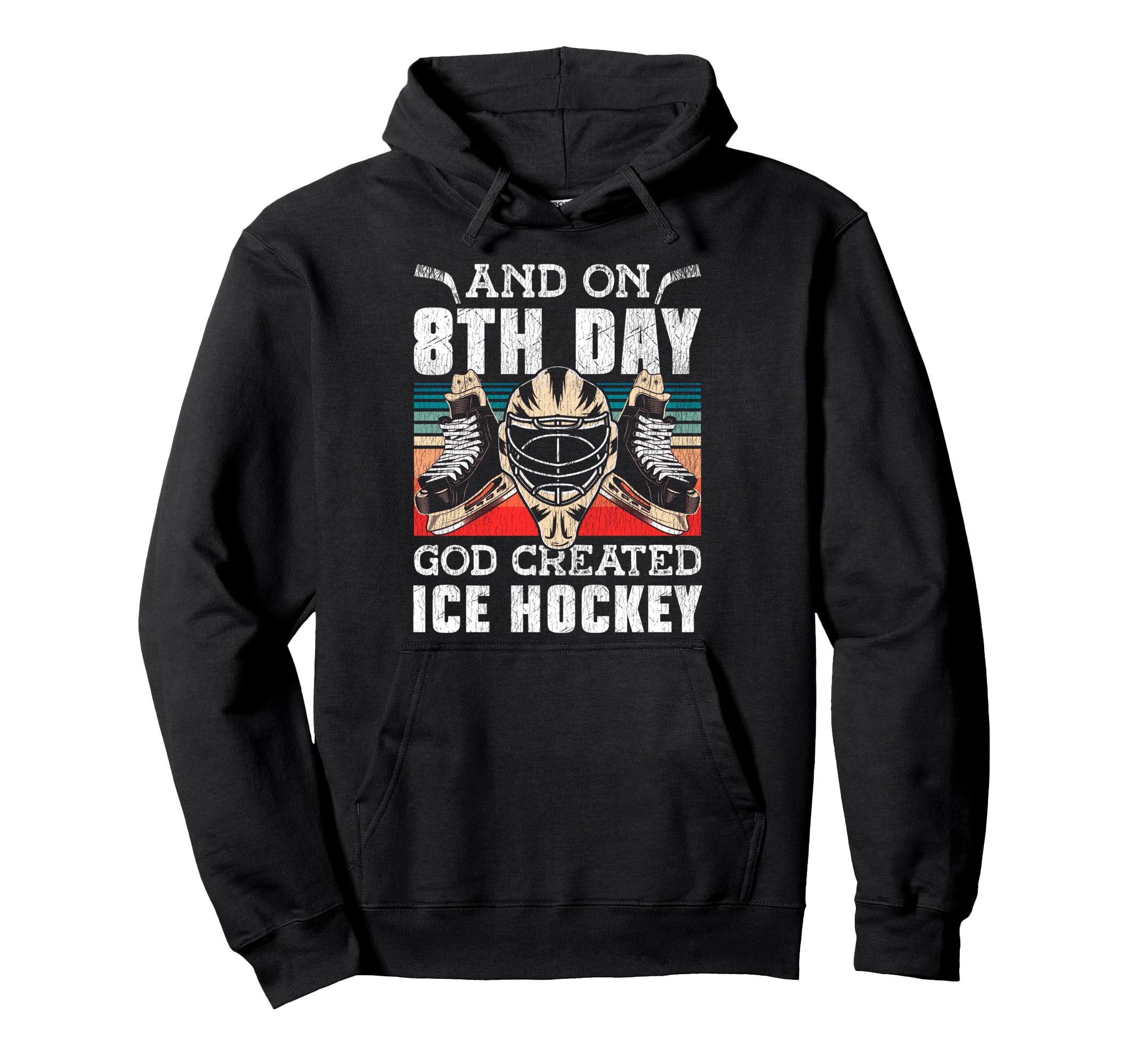 Ice Hockey Goalie Faith God Goalkeeper Hoodie - Trendy Graphic Men Women