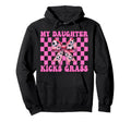 My Daughter Kicks Grass Soccer Mom Hoodie - Casual Everyday Wear Men Women