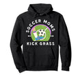 Soccer Moms Kick Grass Mothers Day Funny Hoodie - Aesthetic Graphic Unisex