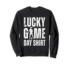 Soccer Player Funny Lucky Game Day Sweatshirt - Streetwear Style Unisex