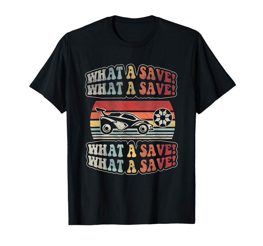 What Save Soccer Car League T-Shirt - Fun Novelty Design Unisex