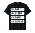 Fitness Enthusiast Eat Sleep Train Sweatshirt - Unique Graphic for Adults